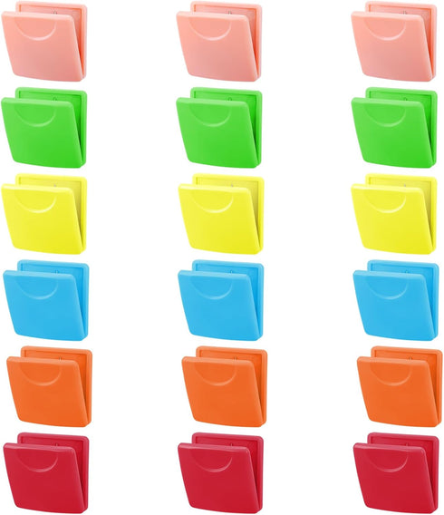 Petshome Magnetic Clips 18 Pack Colorful Fridge Magnet for Refrigerator, Whiteboard, Photo Display, Office, School, Home-6...