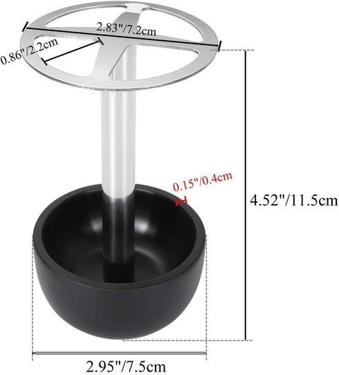 CozyCabin Toothbrush Holder Stand, for Razor, Bathroom Vanity Countertop, Stainless Steel Toothbrush Bathroom Organizer (Black)...
