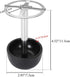 CozyCabin Toothbrush Holder Stand, for Razor, Bathroom Vanity Countertop, Stainless Steel Toothbrush Bathroom Organizer (Black)...