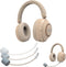 Voice Feedback Headset with Microphone Can Hear Your Own Voice, Wireless Call Center Earphone 50 Hours Working Time?ENC Make Call Clear Office Mob...