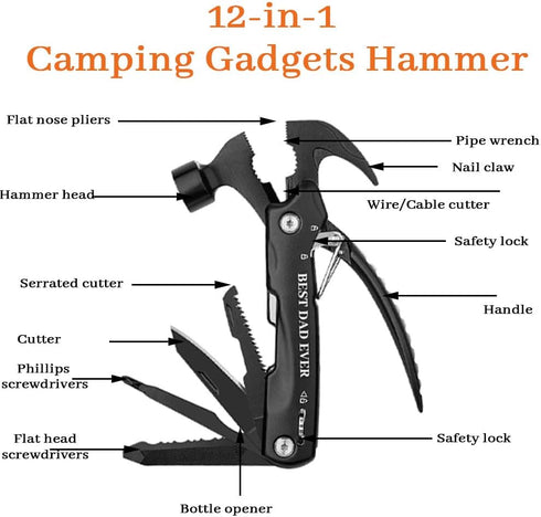 Gifts for Fathers Day Men from Daughter Son Kids, Unique Birthday Gift Ideas for Dad Grandpa Husband Him, Cool Gadgets Presents for Dad, All in On...