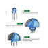 Cove Box Router Bits, Woodworking Router Bits Tools for Mechanics Industrial Grade Round Bottom Best for Artificial Board Material (16. 1/2"Shk*3/...