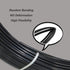 50 FT Pneumatic Air line, 1/4 Od Nylon Tubing,Air Line 1/4 inch OD,1/4 Air Line,15 Meters Air Brake Tubing Nylon Air Hose for Air Brake System Or ...
