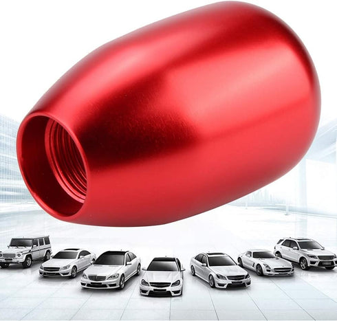 Gear Shift Knob?5 Speed Manual Car Gear Shift Knob Shifter Lever Stick with 3 Adapters (8mm/10mm/12mm)(Red)...