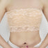 LUOEM 3pcs Women's Floral Lace Tube Top Stretchy Strapless Non-Padded Bandeau, Black, White, Skin, X-Large...