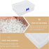 CHILDHOOD 2 Pack of Clear Plastic Clip Box, Crayon box Small Plastic Containers with Lids, Small Modular Supply Case for Office supplies, 6.5 x 4....