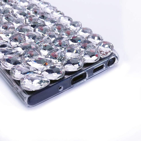Bonitec for Samsung Galaxy Note 20 Case 3D Glitter Sparkle Bling Case Luxury Shiny Crystal Rhinestone Diamond Bumper Clear Gems Protective Case Co...