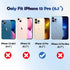QHOHQ 3 Pack Screen Protector for iPhone 13 Pro 6.1 Inch with 3 Pack Tempered Glass Camera Lens Protector, Ultra HD, 9H Hardness, Scratch Resistan...