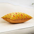 Alerfa 12 x 20 Inch Rectangle Diamond Plaid Striped Embroidery Cut Velvet Cushion Case Luxury Modern Lumbar Throw Pillow Cover Decorative Pillow f...