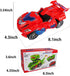 Transforming Dinosaur Toys,Transformer Toys for Kids Car for Boys age 3-5 Dino Car Dinotrux Toys for Kids with LED Light & Music Automatic Transfo...