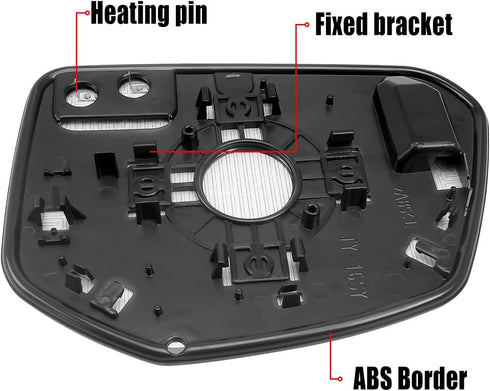Driver Side Mirror Fit for Honda Civic 2016-2021 Envix 2018-2022 Crider 2019-2022, Left Side Rear View Mirror with Power Heated...