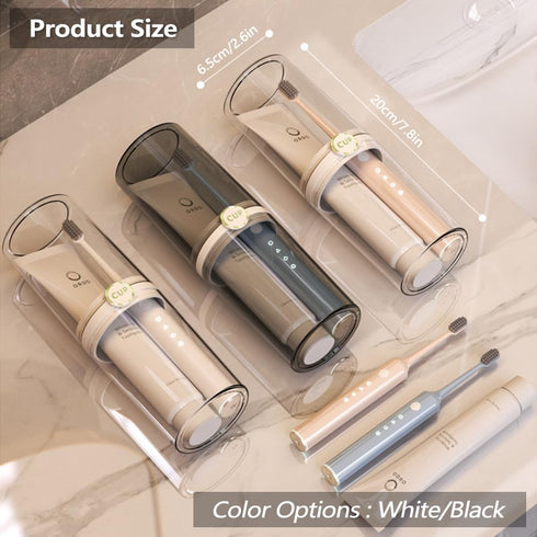 Travel Electric Toothbrush Cup holder, Portable Travel Toothbrush Case, Toothbrush and Toothpaste Travel Kit, Toothbrush Storage Container for Tra...