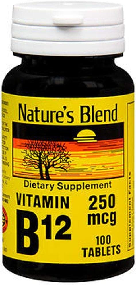 Nature's Blend NAT B Vitamin B12 TB, 100 Count...