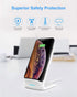 NANAMI Upgraded Fast Wireless Charger, Qi-Certified Wireless Charging Stand for iPhone 15/15 Plus/15 Pro 15 Pro Max/14/14 Pro/13/12/12 Pro & Qi Ch...