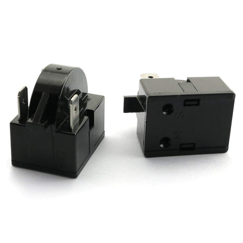 RLECS 2pcs 3 Pin Coolers Compressor Starter QP-02-4.7 PTC Refrigerator Start Relay 4.7 ohm...