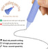 Retractable Ballpoint pens, Fine Point(0.5mm), Black Ink, 4-Count Pack, Cute Blue sky pens for School Office Supplies (Blue(4-count))...