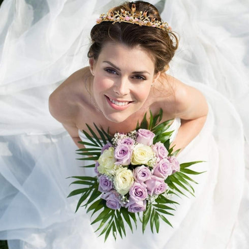 NODG Gold Tiaras and Crowns for Women - Rhinestone, Pearl Bridal Tiaras and Headbands for Wedding, Birthday, Prom...