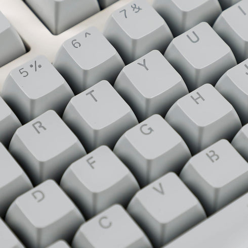 104 Key SA Profile ANSI ISO Double Shot Shine Through Ball Shape Keycaps Suitable for Standard MX 104 87 61 Keyboard (Light Gray)...