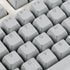 104 Key SA Profile ANSI ISO Double Shot Shine Through Ball Shape Keycaps Suitable for Standard MX 104 87 61 Keyboard (Light Gray)...