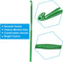 Auvotuis 6Pcs 4mm US Size G (Size 6) Aluminum Crochet Hook Knitting Needles for DIY Craft Yarn, Green......