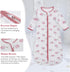 Long Sleeve Sleep Sack, 100% Cotton Baby Sleeping Bag 0-18 Months Baby Wearable Blanket Super Soft Temp Regulating Premium Infant Toddler Kids Sle...