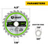 GRAFF 4-1/2 Inch Circular Saw Blade - 24-Teeth Grinder Saw Blade for Wood, Plywood, Drywall, MDF, Plastic - Wood Cutting Blade for Angle Grinder...