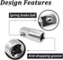 4PCS Sliver Socket Adapter Set,1/4" x 3/8", 3/8" x 1/4", 3/8" x 1/2", 1/2" x 3/8" Square Ratchet Socket Adapter/Reducer Converter Sets Kit For Car...