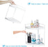2 Tier Corner Shelf Rack Kitchen Counter Cabinet Bathroom Organizer Makeup Cosmetic countertop Organization and Storage Under Sink Organizers Perf...