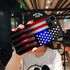 ZHEGAILIAN Case Compatible with iPhone 15 Plus,Cut American Flag iPhone 15 Plus Cases,Plexiglass Four-Corner Shock-Proof Design Cover for iPhone 1...