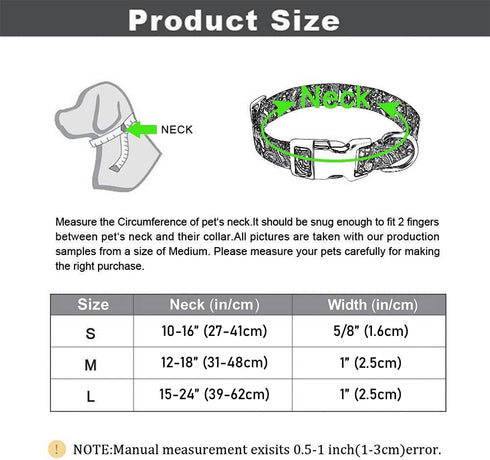 Dog Collar for DO NOT PET, Sturdy Durable with Buckle, Red Dog Collars for Small Medium Large Dogs, Premium Adjustable Polyester Pet Collar...