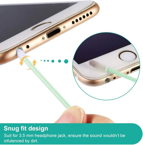 44 Pieces Cell Phone Cleaning Kit, USB Charging Port and Headphone Jack Cleaner Brush Tool Set Compatible with iPhone Xs Max X 8/7/6/5/4 iOS Samsu...