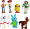 Toy Action Figures Story Toys Set, 1.5-2.3 inches Tall Action Figures with Woody, Buzz and Jessie,Toy Anime Figurines Story Characters (7 Pack)...