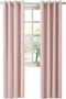 LA PALMA Thermal Insulated Blackout Darkening Grommet Living Room Curtains Window Drapes for Bedroom Pack of 2 Panels...