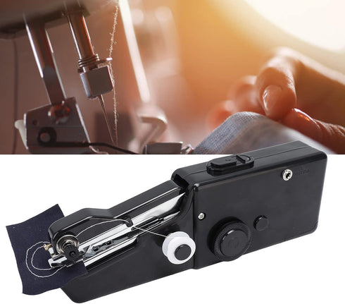 Handheld Sewing Machine, A electric sewing kit, Portable Electric Sewing Tool for Stitching Suitable for Family Travel Use (Black)...