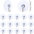 Honbay 30pcs 45mm/1.77" Bathroom Kitchen Suction Cup Wall Hook Hanger...