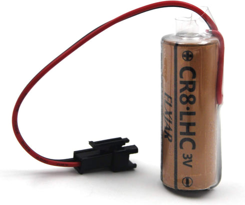 elxjar (2-Pack) 3V 3000mAh Lithium Battery Replacement for Fuji FDK CR8.LHC 17430, Toto CR8-LHC TH559EDV410R, TEL3GMY-60, THP3053 Back-Up Batterie...