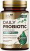 Daily Probiotics and Prebiotics 60 Billion CFU - 10 Diverse Strains for Digestion, Vaginal & Immune Health Support - Digestive Support for Men and...