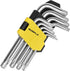 Torx Hex Key Allen Star Short Arm Wrench Hex Keys Security Torx End Holes Set of 9 Pieces with Storage Case T10-T50 for Home Maintenance DIY...