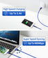 JSAUX ?Apple MFi Certified? Lightning Cable 6ft, iPhone Charger Cable Nylon Braided Heavy Duty, Upgraded C89 USB Lightning Cord for iPhone 11 Xs M...