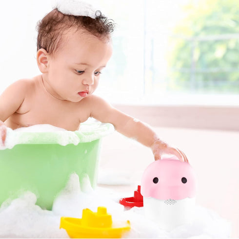 Navaris Baby Hair Rinser - Cute Animal Cup for Bath with 3 Different Pour Spouts - Rinse Shampoo and Keep Water Out of Baby's Face and Eyes - Pink...