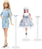 4 Pcs Doll Stands, Adjustable Display Stands for 13-18in American Dolls, Action Figure Support Brackets, White Doll Organizing Holders, PVC Displa...