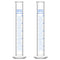 2-Pack 50 ml Borosilicate Glass Graduated Cylinder Measuring Cylinder...