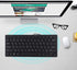 Arabic Keyboard, Wired Mini Portable Keyboard, USB Interface for Desktop Computer 78 Keys, Ultra-Thin Mini Industrial Silent Business Wired Keyboa...