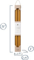 Northern Lights Candles - 12" 2pk Tapers - Caramel - 72891...