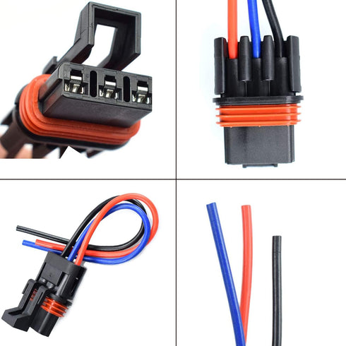 Pulse Power Plug Pigtail Connector, Pulse Bar Connectors with Seat Belt Bypass Replacement for Polaris 2018-2021 Ranger XP 1000/ RZR RS1 Pro/Gener...
