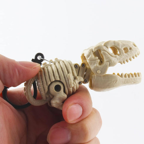DINOBROS Surprise Eggs with Dinosaur Toys Inside, Mystery Eggs Toy Filled with Dino Chomper Keychains Birthday Party Favors for Boys and Girls 3-5...
