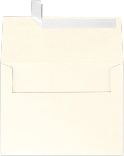 LUXPaper A6 Invitation Envelopes | Peel & Press | 4 3/4" x 6 1/2" | Champagne Metallic | 80lb. Text | 50 Qty...