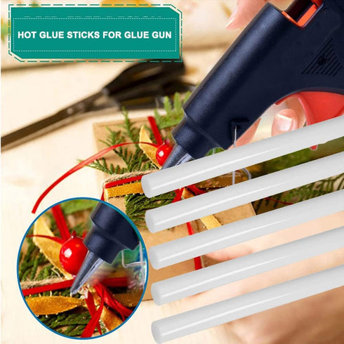 Othmro 10Pcs Hot Glue Sticks 9.8" Length 0.43" Dia Glue Sticks Bulk, Hot Glue Gun Refill Sticks, Hot Melt Adhesive Glue Stick All-Purpose Dual Tem...