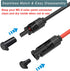 Solar Connector Caps, IP67 Solar Panel Connector Cap Weather Resistant Dust Male and Female Cap for MC-4 Solar Connectors (5 Pairs)...