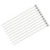 uxcell Straight Ejector Pins, 1.5mm (1/16") Dia. 65Mn Steel Round Tip Punch 150mm (6") Long for Mechanical Maintenance 10Pcs...